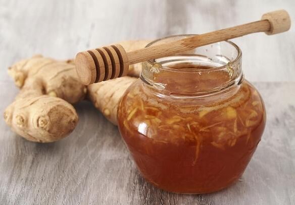 Natural honey in combination with ginger root increases potency